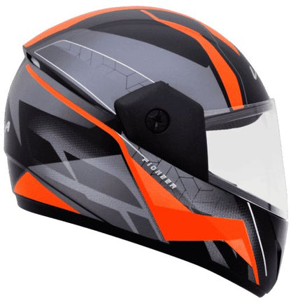 Vega Cliff Pioneer Dull Black Orange Helmet