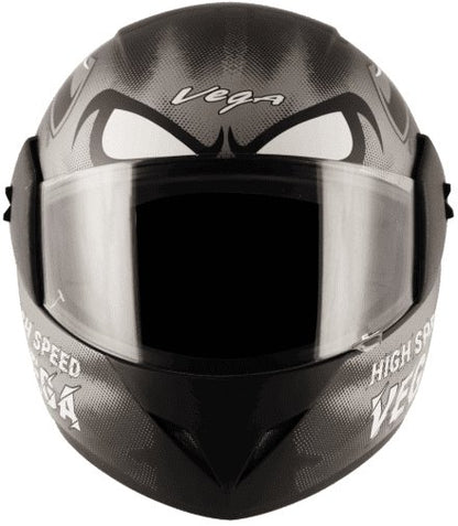 Vega Cliff Devil Dull Black Grey Helmet