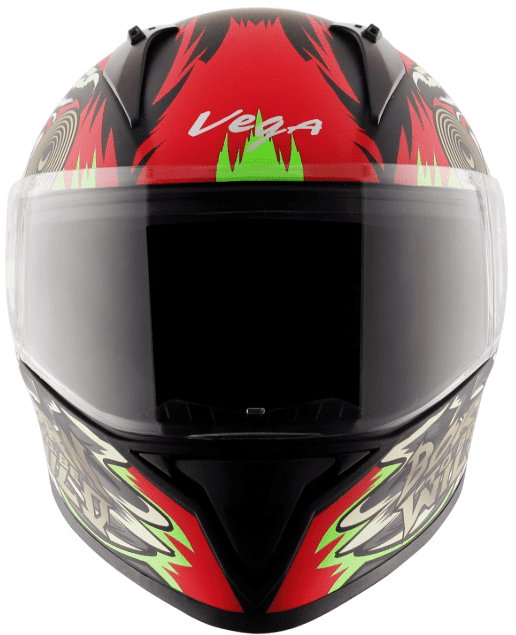Vega Bolt Wild Dull Black Yellow Helmet