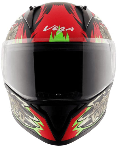 Vega Bolt Wild Dull Black Yellow Helmet