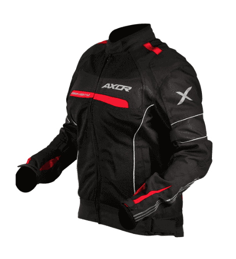 Axor Black Red Diva Bike Riding Jacket