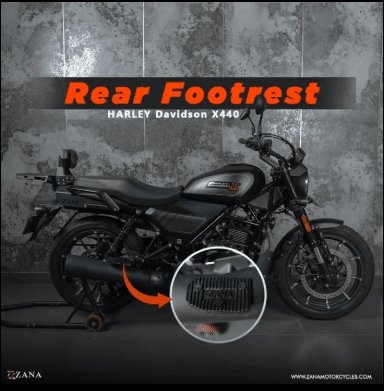 Zana Rear Footrest (Single ) for Harley Davidson X440 ZI-8483