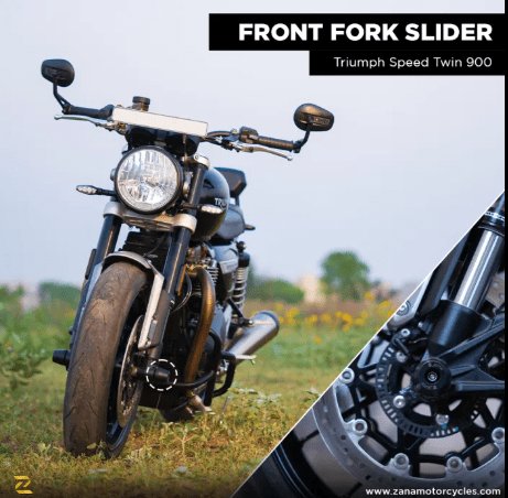 Zana Front Fork Slider For Triumph Speed Twin 900 ZP-049