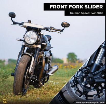 Zana Front Fork Slider For Triumph Speed Twin 900 ZP-049