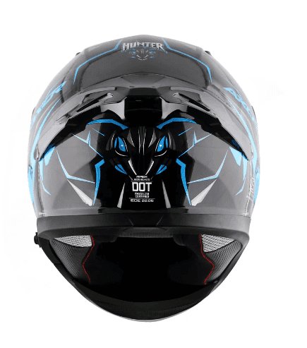 AXOR Apex Hunter Helmet Black Neon Blue