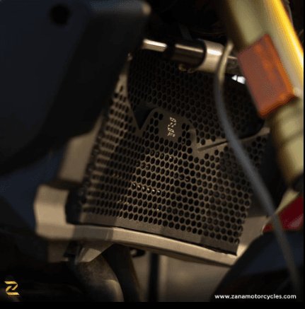 Radiator Guard Honeycomb Black