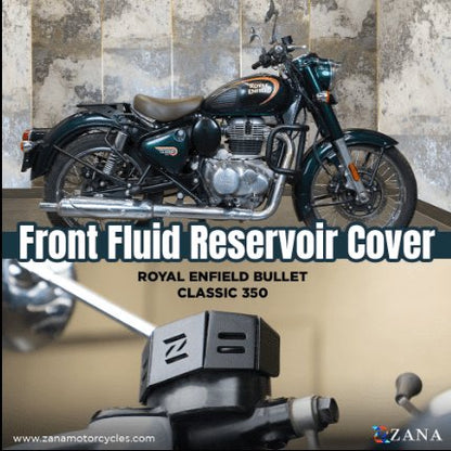 ZANA Front Fluid Reservoir Cover Aluminum For Classic 350 Reborn ZI-8402