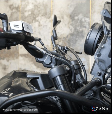 ZANA - Offset Handlebar Riser Texture Black Aluminum Billet For Himalayan 450 ZI-8427