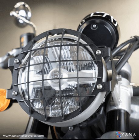 ZANA - Headlight Guard Type-1 Black Stainless-Steel  for Super Meteor 650 ZI-8379