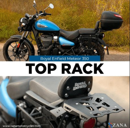 ZANA - Top Rack With Plate Sheet Metal Type-2  for Royal Enfield Meteor 350 ZI-8400