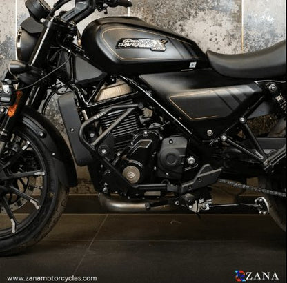 Zana Crash Guard With Slider for Harley Davidson X440 - Black ZI-8480
