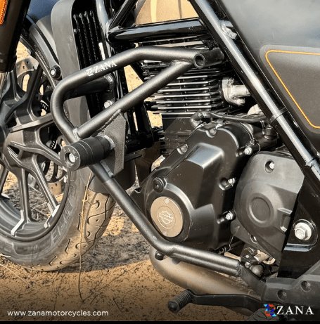Zana Crash Guard With Slider for Harley Davidson X440 - Black ZI-8480