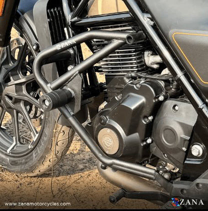 Zana Crash Guard With Slider for Harley Davidson X440 - Black ZI-8480