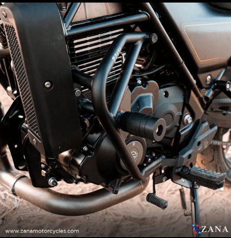 Zana Crash Guard With Slider for Harley Davidson X440 - Black ZI-8480