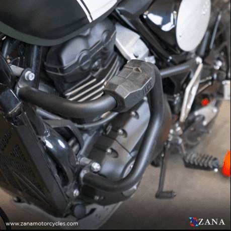 ZANA - Crash Guard with Puck Slider Black for Triumph Scrambler 400 X ZI-8363