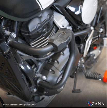 ZANA - Crash Guard with Puck Slider Black for Triumph Scrambler 400 X ZI-8363
