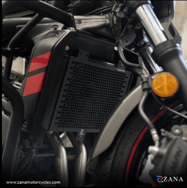 ZANA Radiator Guard Honeycomb Black for Kawasaki Vulcan 650 ZI-8261