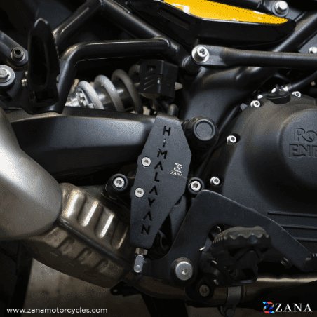 ZANA - Rear Master Cylinder Cover T-2 Aluminum Black for Himalayan 450 ZI-8443