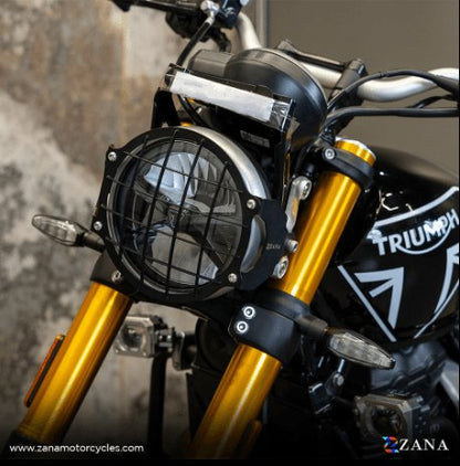 ZANA - Head light Grill Black for Triumph Speed 400 ZI-8371