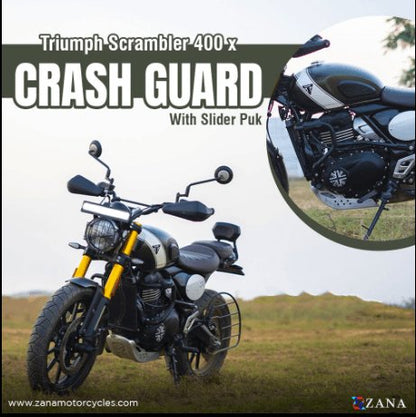 CRASH GUARD WITH PUCK SLIDER BLACK