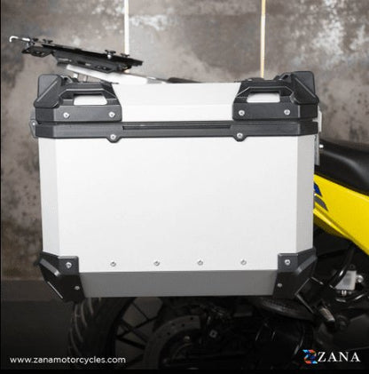 ZANA Panniers Aluminum Silver  with Frame for Himalayan 450 ZI-8453 LS