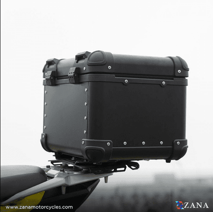 ZANA - Universal Top Box Aluminium (45Ltr) R-Flat Black ZI-TB-008
