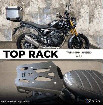 TOP RACK WITH PLATE T-1 BLACK