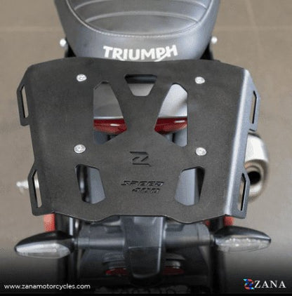 ZANA - Top Rack with Plate T-1 Black for Triumph Speed 400 ZI-8364