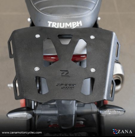 ZANA - Top Rack with Plate T-1 Black for Triumph Scrambler 400 X ZI-8364