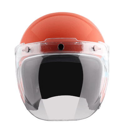 AXOR Retro Jet Sportz S13 Helmet Orange Blue