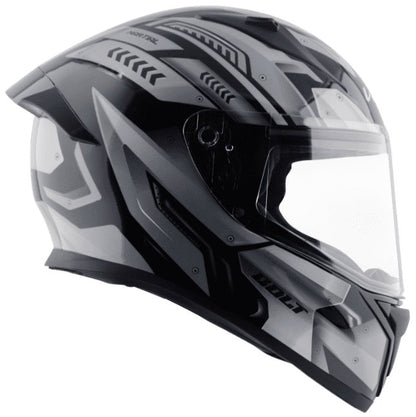 Vega Bolt Martial Black Grey Helmet
