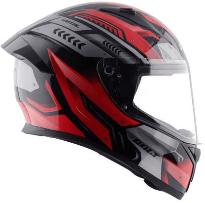 Vega Bolt Martial Black Red Helmet
