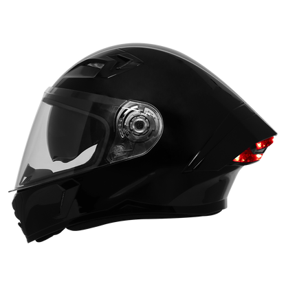 Steelbird SBA-11 ISS LT MATT Black Full Face Helmet – ISI Certified