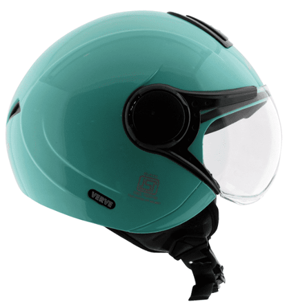 Vega Verve Open Face Mint Helmet (ISI Certified)