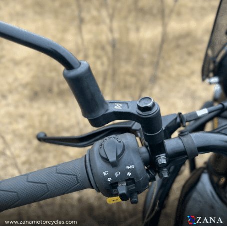 ZANA  Mirror Extender Texture Aluminium Black for RE Himalayan 450 ZI-8338