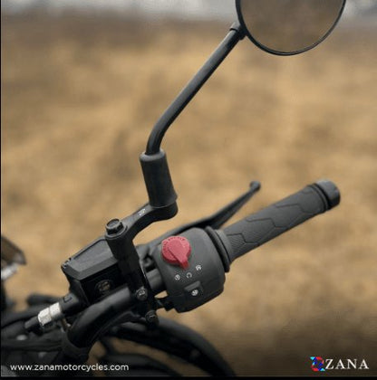 ZANA  Mirror Extender Texture Aluminium Black for RE Himalayan 450 ZI-8338