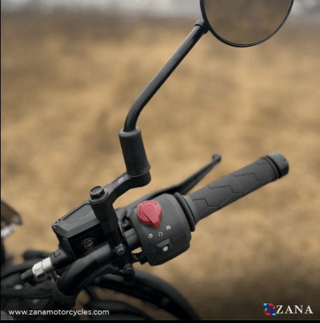 Black Texture Mirror Extender for Triumph Scrambler 400 ZI-8338