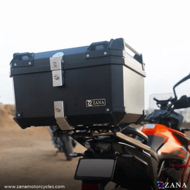 Zana Top Box Plastic (58 Ltr) L-flat Black For BMW 310 GS ZI-TB-017