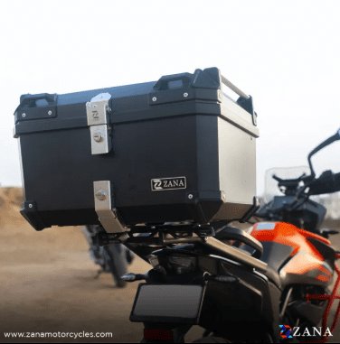 Zana Top Box Plastic (58 Ltr) L-flat Black For BMW 310 GS ZI-TB-017