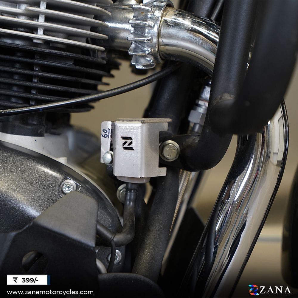 ZANA REAR OIL RESERVOIR HEX COVER FOR SUPER METEOR 650 ZI 8355