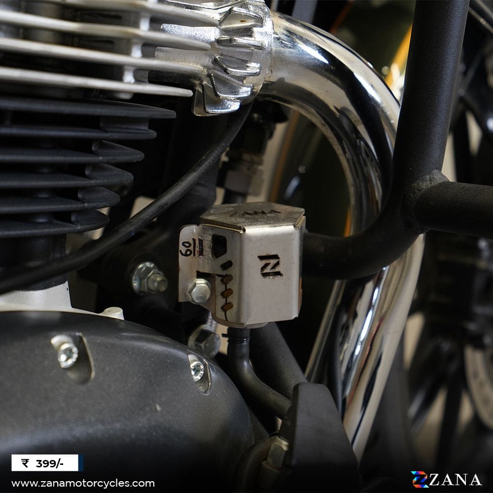 ZANA - Rear Oil Reservoir Hex Cover Aluminium for Super Meteor 650 ZI-8355