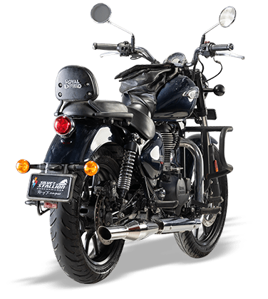 Silver Stallion Reborn / Meteor 350 Performance Exhaust Systems –  Sporty (Matte BLK / Polish / Matte)