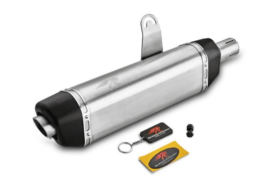 Red Rooster Vertex–Matte Exhaust for Royal Enfield Himalayan