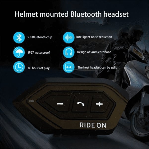 Ride On BT8 Bluetooth Headset for helmet