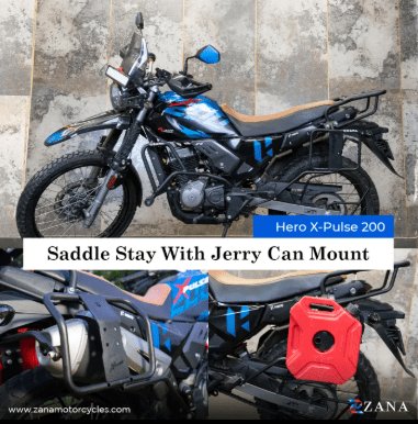 Zana SADDLE STAY WITH JERRY CAN MOUNT FOR X-PULSE 200 ZI-8334