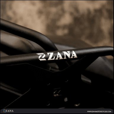 Zana Saddle Stay with Exhaust Sheild with Jerry can Mount For Honda CB200X (Black) ZI-8506