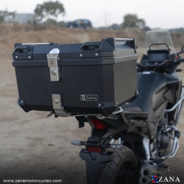 Zana Top Box Plastic (58Ltr) L-flat Black For Honda NX500 ZI-TB-017