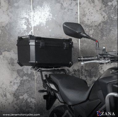 Zana Top Box Plastic (58Ltr) L-flat Black For Honda NX500 ZI-TB-017
