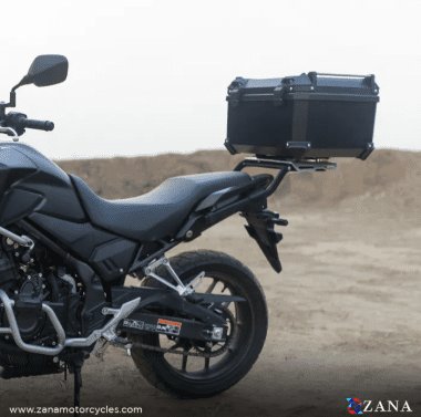 Zana Top Box Plastic (58Ltr) L-flat Black For Honda NX500 ZI-TB-017