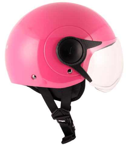 Vega Atom Open Face Pink Helmet (ISI Certified)